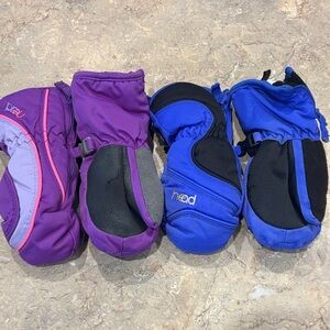 Head Toddler Snow Mittens